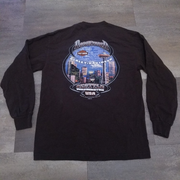 SOLD Harley Davidson VTG Shirt Medium - Picture 3 of 4
